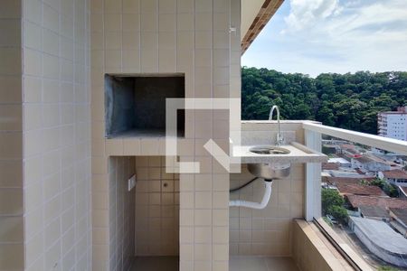 Sacada de apartamento para alugar com 2 quartos, 65m² em Canto do Forte, Praia Grande