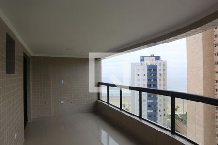 Varanda da sala de apartamento para alugar com 2 quartos, 80m² em Nova Mirim, Praia Grande