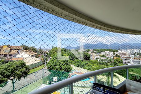 varanda de apartamento à venda com 3 quartos, 81m² em Pechincha, Rio de Janeiro