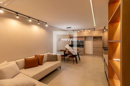 Sala de apartamento para alugar com 1 quarto, 42m² em Santo Agostinho, Contagem