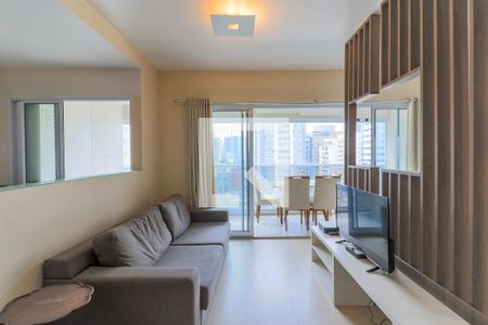 Sala de apartamento à venda com 1 quarto, 51m² em Vila Gertrudes, São Paulo