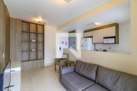 Sala de apartamento à venda com 1 quarto, 51m² em Vila Gertrudes, São Paulo