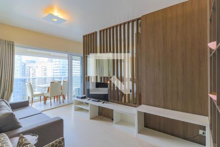 Sala de apartamento à venda com 1 quarto, 51m² em Vila Gertrudes, São Paulo
