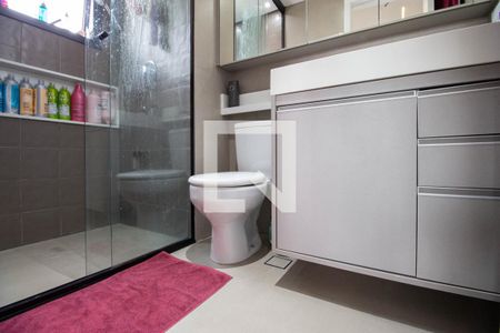 Banheiro da Suíte de apartamento à venda com 1 quarto, 40m² em Paraíso, São Paulo