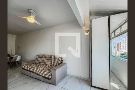 Sala de apartamento para alugar com 2 quartos, 120m² em Vila Alzira, Guarujá