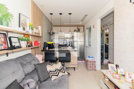 Sala e Cozinha de apartamento à venda com 1 quarto, 30m² em Vila Constança, São Paulo