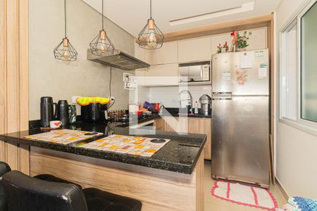 Sala e Cozinha de apartamento à venda com 1 quarto, 30m² em Vila Constança, São Paulo