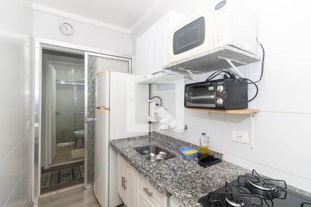 Cozinha de apartamento para alugar com 1 quarto, 43m² em Vila Mariana, São Paulo