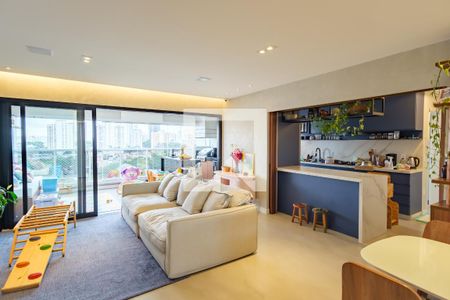 Sala de apartamento para alugar com 2 quartos, 105m² em Cidade Mãe do Céu, São Paulo