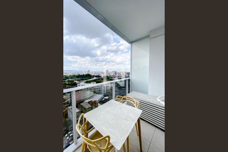 Varanda do Sala/Quarto de kitnet/studio à venda com 1 quarto, 22m² em Sé, São Paulo