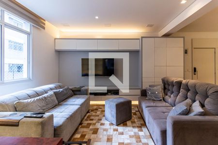 Sala de apartamento para alugar com 3 quartos, 131m² em Santa Cecilia, São Paulo