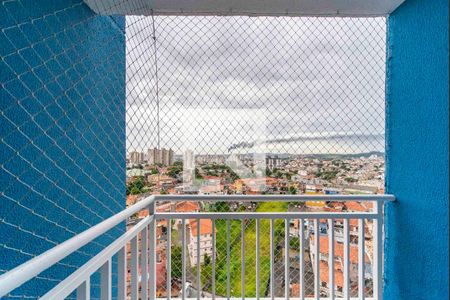 Varanda da Sala de apartamento para alugar com 2 quartos, 56m² em Jardim Cristiane, Santo André