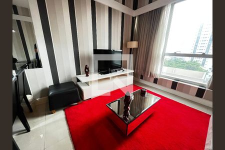 Sala de apartamento para alugar com 1 quarto, 52m² em Carandiru, São Paulo