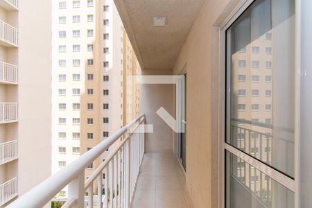 Varanda da Sala de apartamento à venda com 1 quarto, 33m² em Vila Ema, São Paulo