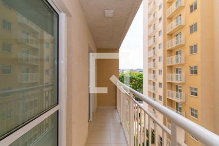 Varanda da Sala de apartamento à venda com 1 quarto, 33m² em Vila Ema, São Paulo