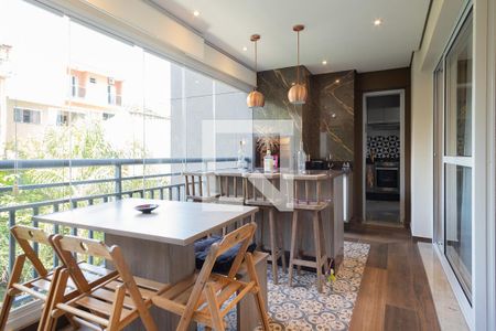 Sacada  de apartamento à venda com 3 quartos, 116m² em Baeta Neves, São Bernardo do Campo