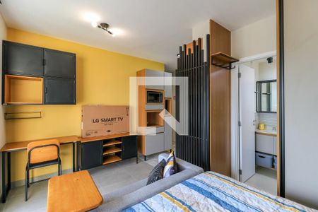 Sala/Quarto de kitnet/studio para alugar com 1 quarto, 31m² em Campo Belo, São Paulo