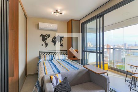 Sala/Quarto de kitnet/studio para alugar com 1 quarto, 31m² em Campo Belo, São Paulo