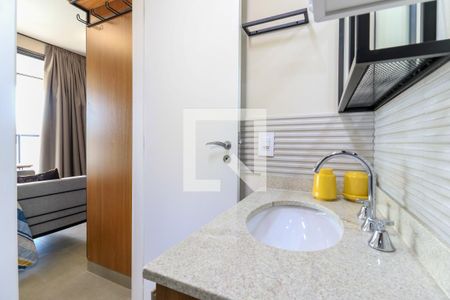 Studio para alugar com 31m², 1 quarto e sem vaga Studio para alugar com 31m², 1 quarto e sem vagaBanheiro