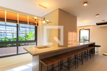 Studio para alugar com 31m², 1 quarto e sem vaga Studio para alugar com 31m², 1 quarto e sem vagaÁrea comum - Salão de festas