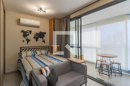 Sala/Quarto de kitnet/studio para alugar com 1 quarto, 31m² em Campo Belo, São Paulo
