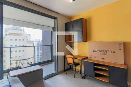 Sala/Quarto de kitnet/studio para alugar com 1 quarto, 31m² em Campo Belo, São Paulo