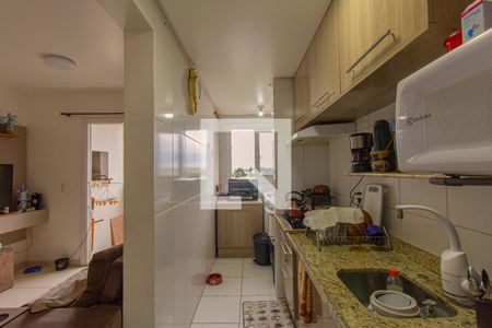 Sala/Cozinha de apartamento à venda com 3 quartos, 70m² em Marechal Rondon, Canoas