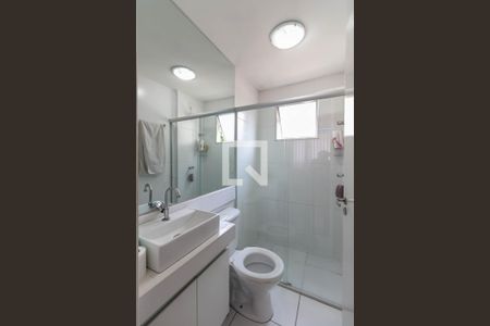 Banheiro Social de apartamento à venda com 2 quartos, 57m² em Cinquentenário, Belo Horizonte