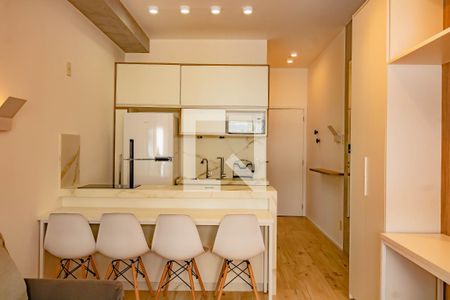 Sala/ Quarto de apartamento à venda com 1 quarto, 27m² em Mirandópolis, São Paulo