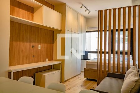 Sala/ Quarto de apartamento à venda com 1 quarto, 27m² em Mirandópolis, São Paulo