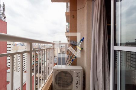 Varanda de apartamento à venda com 1 quarto, 33m² em Brás, São Paulo