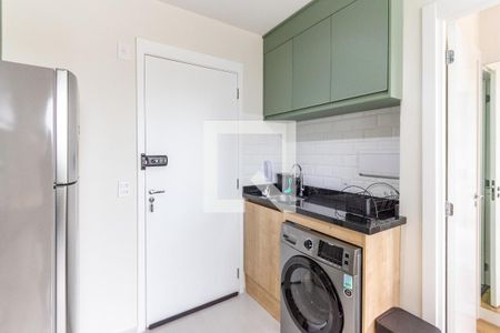Sala/Cozinha de apartamento para alugar com 1 quarto, 27m² em Barra Funda, São Paulo