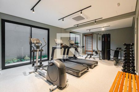 Studio para alugar com 24m², 1 quarto e sem vagaAcademia