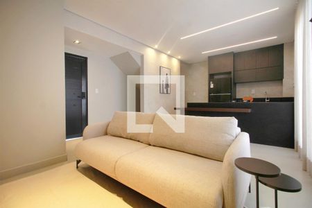 Sala de casa de condomínio à venda com 2 quartos, 87m² em Buritis, Belo Horizonte