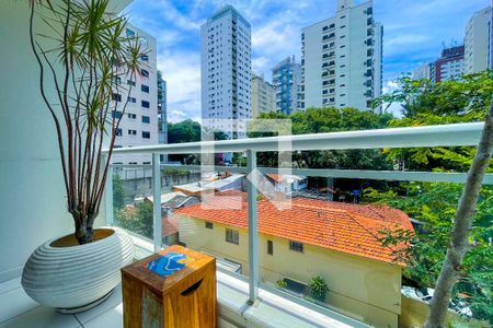 Varanda de apartamento à venda com 2 quartos, 102m² em Vila Madalena, São Paulo