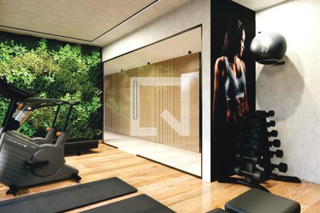 Apartamento à venda com 66m², 2 quartos e 2 vagas Apartamento à venda com 66m², 2 quartos e 2 vagasÁrea comum - Academia