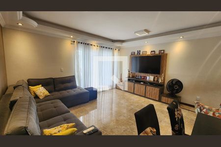 Sala de casa para alugar com 3 quartos, 91m² em Marapé, Santos
