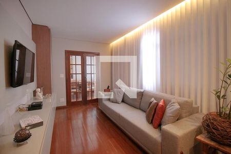 Sala de apartamento à venda com 3 quartos, 95m² em Sagrada Família, Belo Horizonte