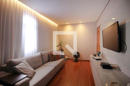 Sala de apartamento à venda com 3 quartos, 95m² em Sagrada Família, Belo Horizonte