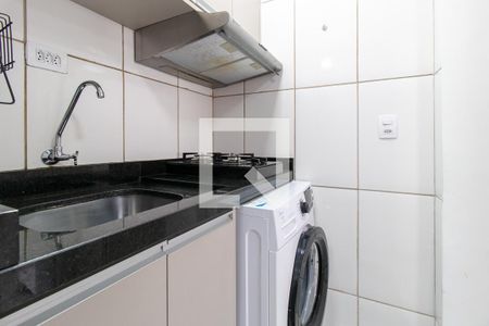 Cozinha - Armários de kitnet/studio para alugar com 1 quarto, 35m² em Rebouças, Curitiba