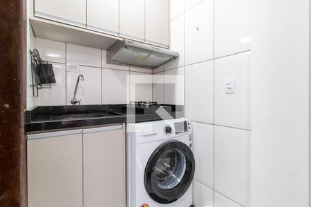 Cozinha - Armários de kitnet/studio para alugar com 1 quarto, 35m² em Rebouças, Curitiba