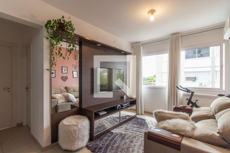 Sala de apartamento à venda com 2 quartos, 52m² em Vila São José, Porto Alegre