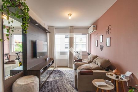 Sala de apartamento à venda com 2 quartos, 52m² em Vila São José, Porto Alegre