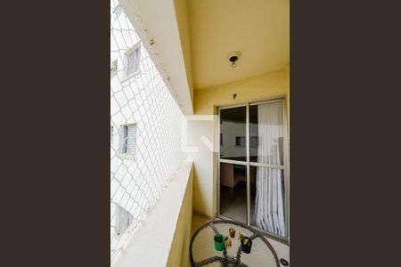 Varanda da Sala de apartamento à venda com 2 quartos, 60m² em Vila Galvão, Guarulhos