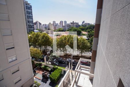 Varanda - Vista de apartamento para alugar com 1 quarto, 27m² em Vila Clementino, São Paulo