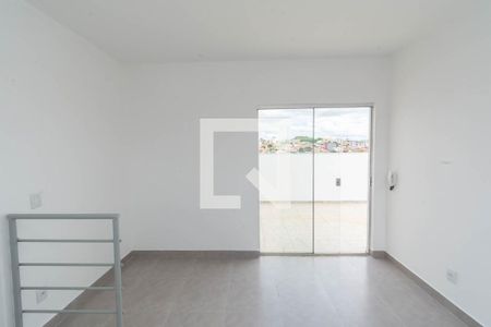 Sala da Cobertura de apartamento à venda com 2 quartos, 101m² em Vera Cruz, Contagem