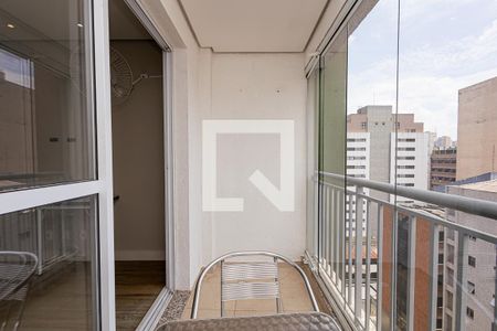 Varanda de kitnet/studio à venda com 1 quarto, 24m² em Bela Vista, São Paulo