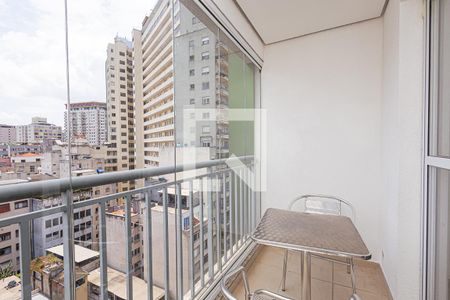 Varanda de kitnet/studio à venda com 1 quarto, 24m² em Bela Vista, São Paulo