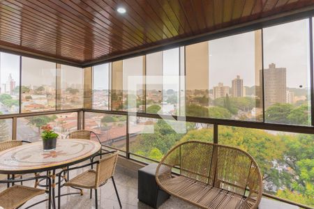 Sacada da Sala de apartamento para alugar com 4 quartos, 167m² em Jardim Proença, Campinas