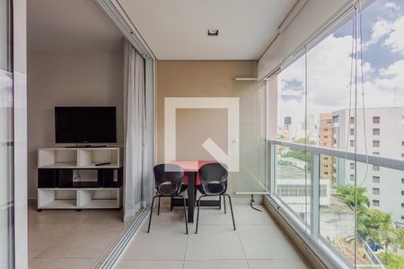 Varanda de apartamento para alugar com 1 quarto, 34m² em Pinheiros, São Paulo